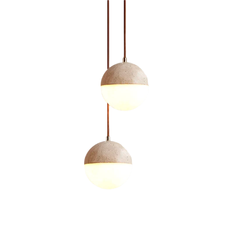 LED Pendant Lamp Made of Natural Stone – Modern Ambient Lighting