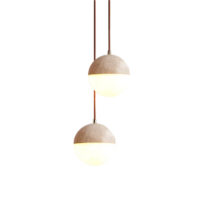 LED Pendant Lamp Made of Natural Stone – Modern Ambient Lighting