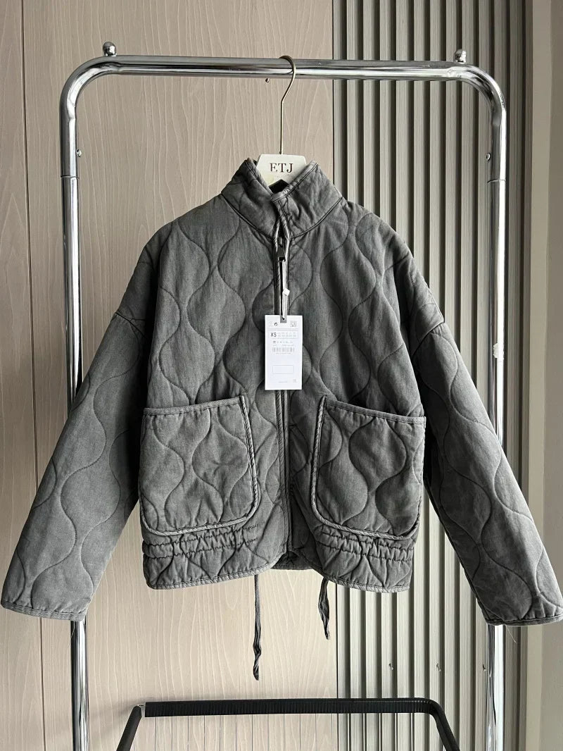 Zinnia – Padded Everyday Jacket | Pocket Detail