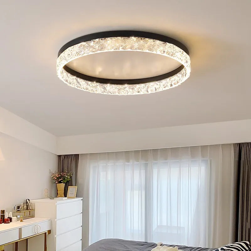 Modern Nordic Crystal Ceiling Light