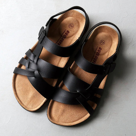 Leather sandals for women - Victor