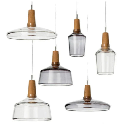 Nordic Glass Chandelier – Modern & Elegant