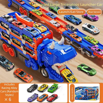 Set da gioco DinoRacer - Avventura di corse con dinosauri trasformabili