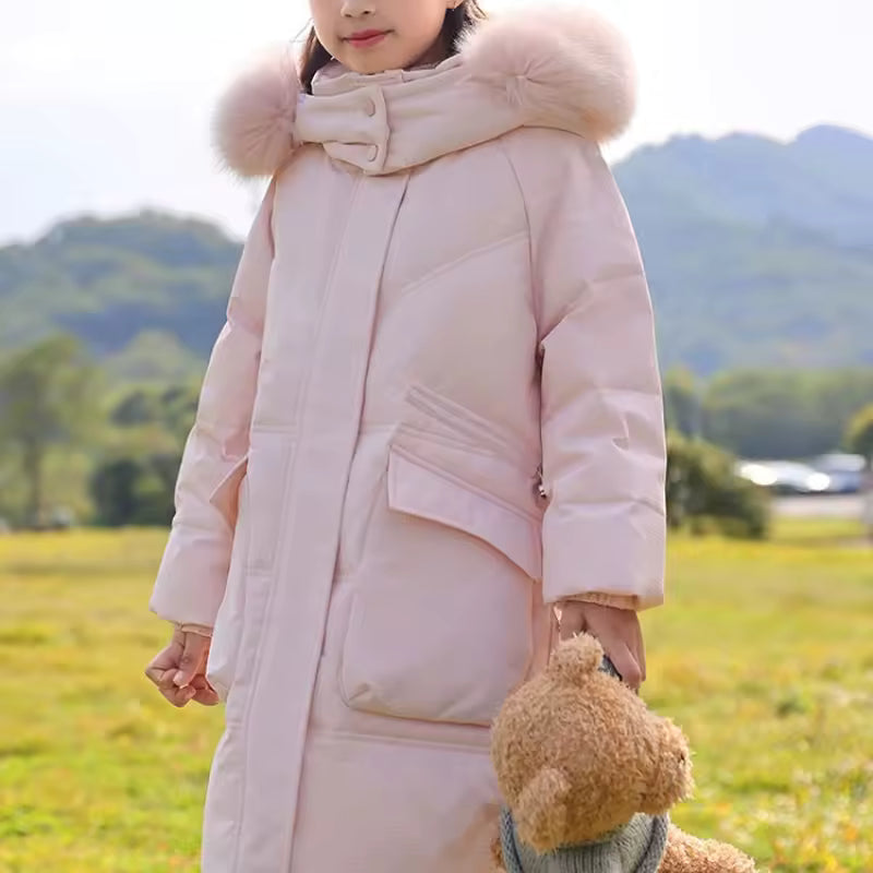 Cappotto invernale Lila per bambini - Caldo ed elegante per le giornate fredde
