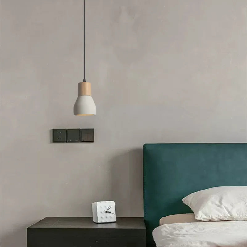 Minimalist Italian Pendant Light in Concrete