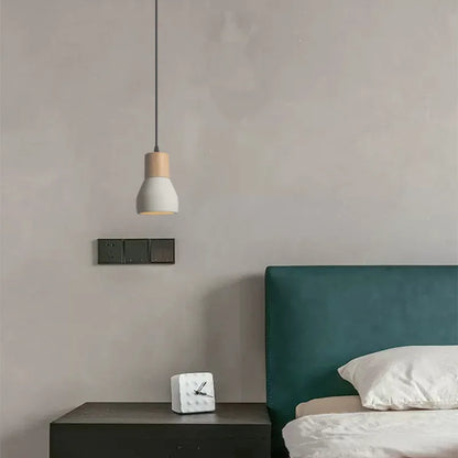 Minimalist Italian Pendant Light in Concrete