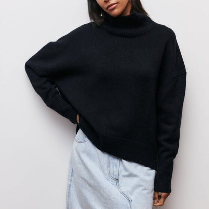 Dolcevita in maglia Nina – Comodo, ampio e stiloso