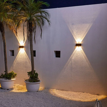 Solar LED Outdoor Wall Light - Waterproof
