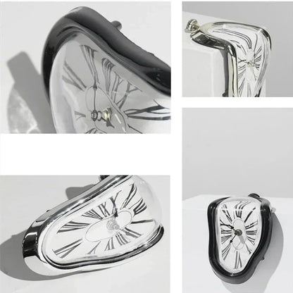 Melting Clock - Surrealist Style - Unique Decorative Artwork