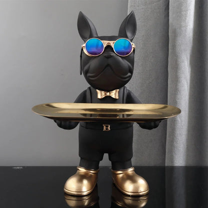 Statuetta chic a forma di cane - Decorazione giocosa ed elegante