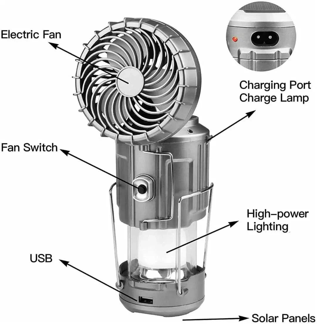 Camping Fan - Hand Operated