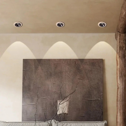 Round Built-in LED Spot Travertine - Luxurious & Energy Efficient