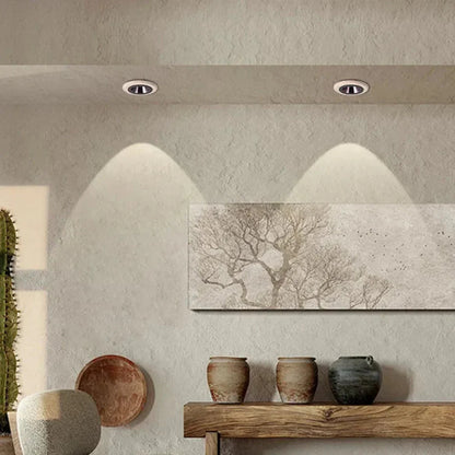 Round Built-in LED Spot Travertine - Luxurious & Energy Efficient