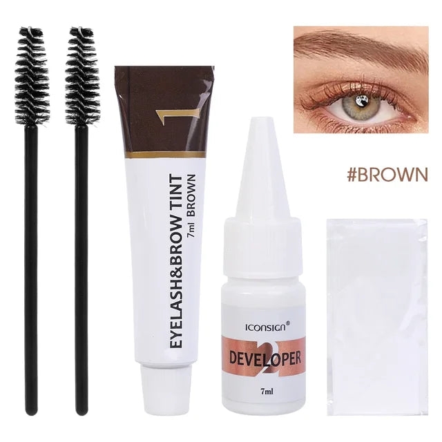 Semi-Permanent Eyelash Eyebrow Dye