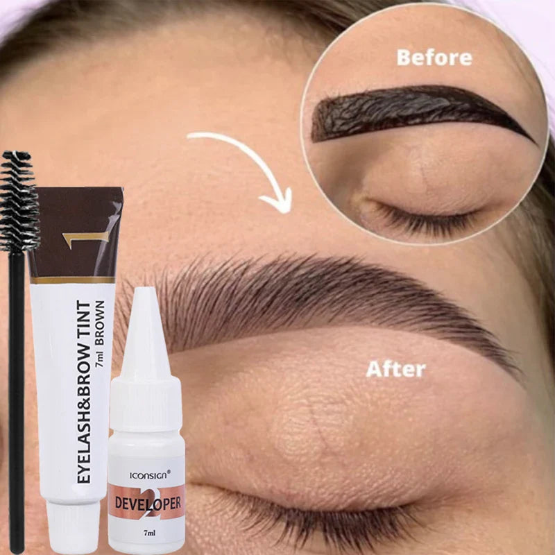 Semi-Permanent Eyelash Eyebrow Dye