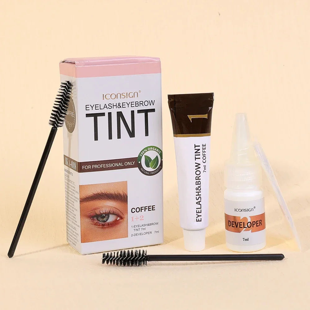 Semi-Permanent Eyelash Eyebrow Dye