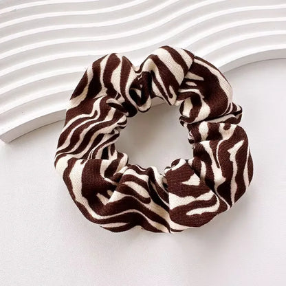 Set of 5 scrunchies with animal prints