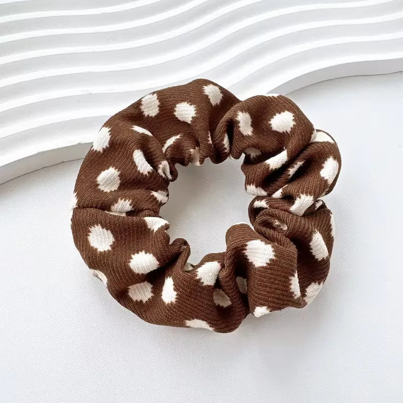 Set of 5 scrunchies with animal prints