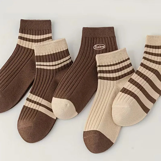 Set of five pairs of socks