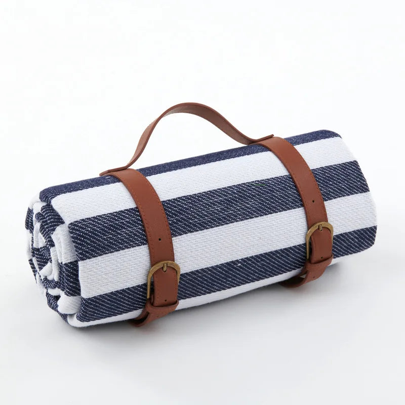 Coperta da picnic impermeabile con motivo a quadri e comoda imbottitura in schiuma