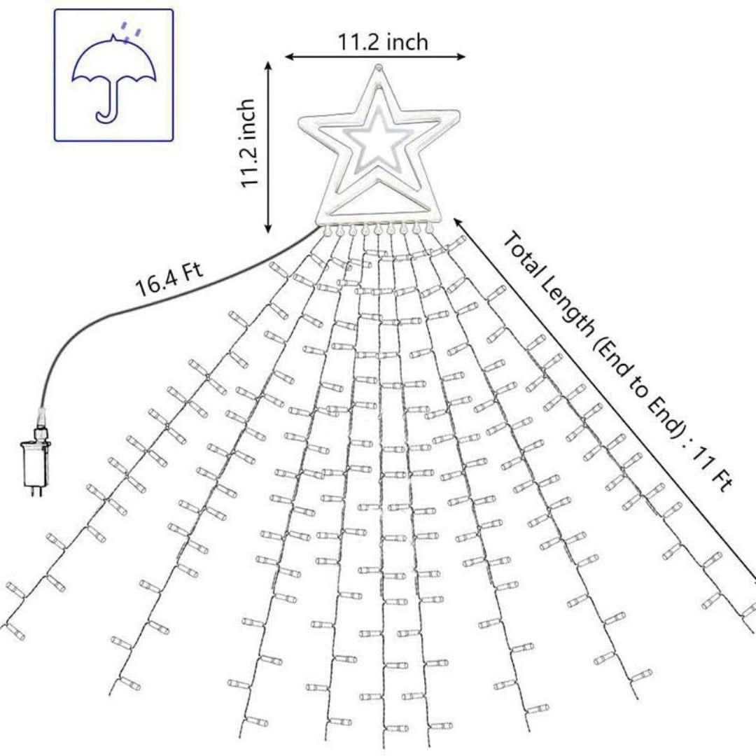 Outdoor Christmas Tree LED Light Show