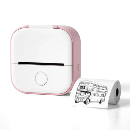 Portable Mini Thermal Label Printer Home Photo Printer Student Exam Question Printer Bluetooth Mini Label Printer Price Tag