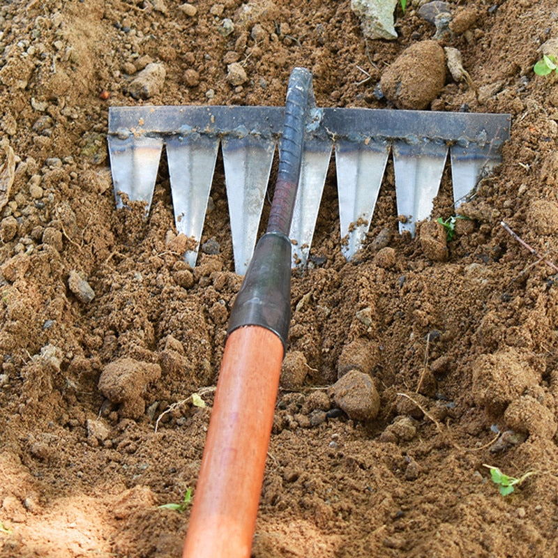 Adena Weed Rake Pro - Everything turned over in no time