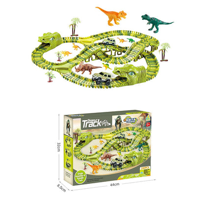 DinoTrack - Súprava dinosaurov - dráha s 360-stupňovou zákrutou