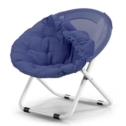 Silla lunar grande y plegable – Cómoda para interiores y exteriores