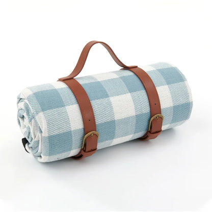 Coperta da picnic impermeabile con motivo a quadri e comoda imbottitura in schiuma