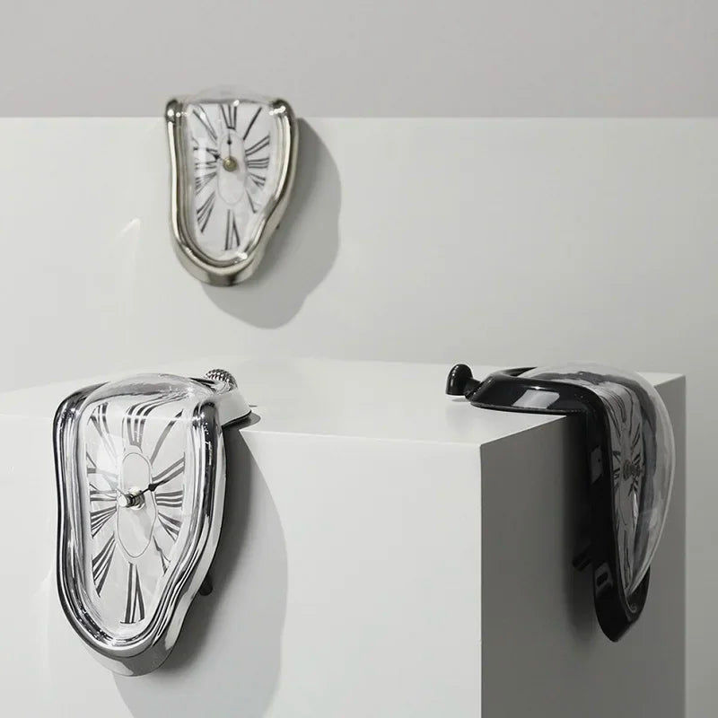 Melting Clock - Surrealist Style - Unique Decorative Artwork