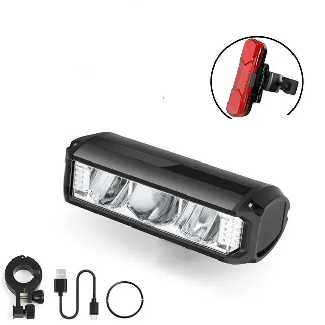 LazyX – Powerful 1400 Lumen LED Bicycle Light Front Headlamp