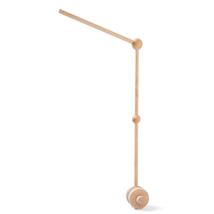 Holz-Mobile fürs Babybett mit Filzbären – Beruhigendes und stilvolles Babyaccessoire