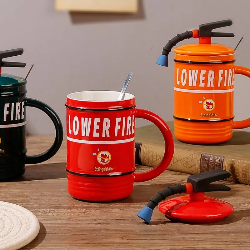 Creative Fire Extinguisher Mug - Unique and Practical for Home or Office
