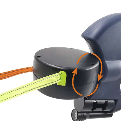 PetWorld - Double Innovative Retractable Dog Lead with Light