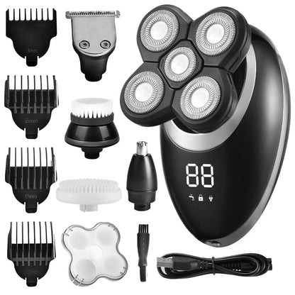 Waterproof Cordless Multi-Functional Trimmer Shaver for Men