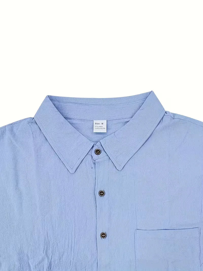 Short Sleeve Shirt with Chest Pocket