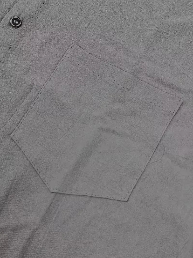 Short Sleeve Shirt with Chest Pocket