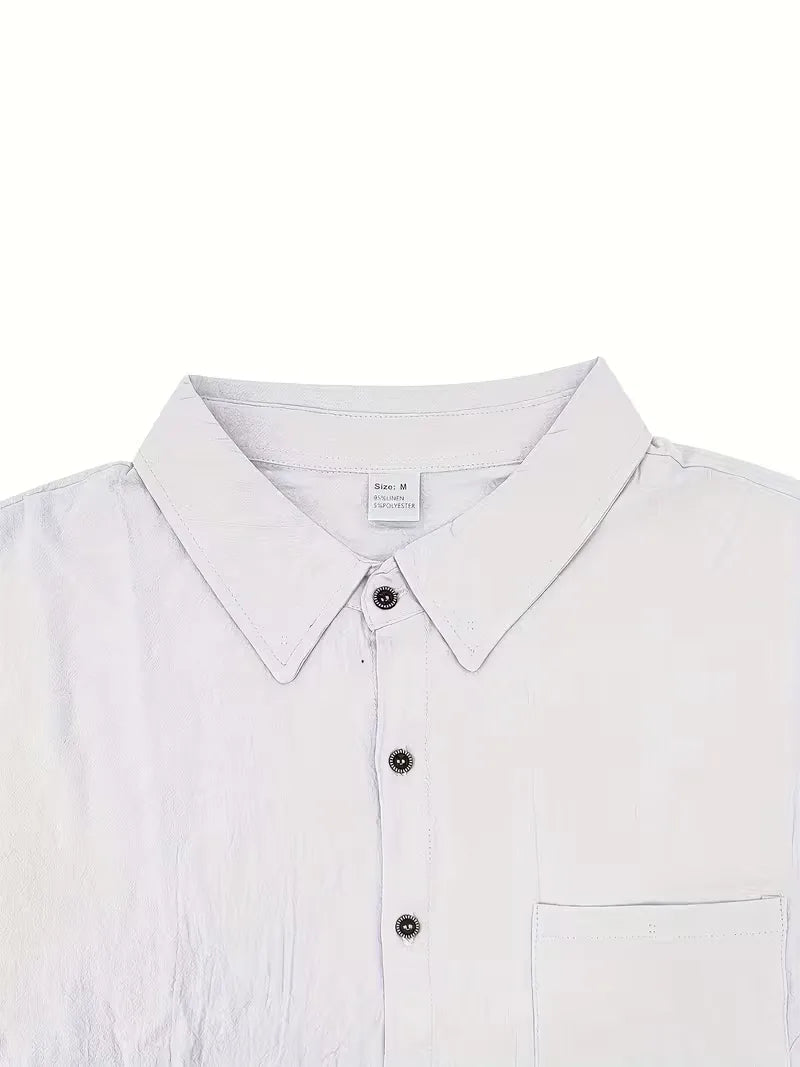 Short Sleeve Shirt with Chest Pocket