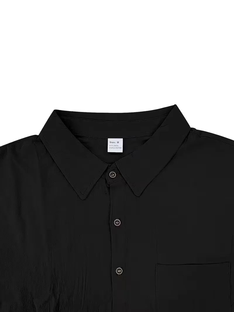 Short Sleeve Shirt with Chest Pocket
