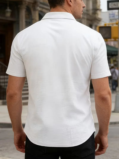 Short Sleeve Shirt with Chest Pockets
