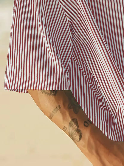 Short Sleeve Shirt with V-Neck