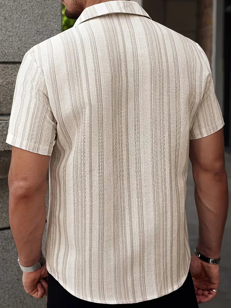 Short Sleeve Striped Shirt