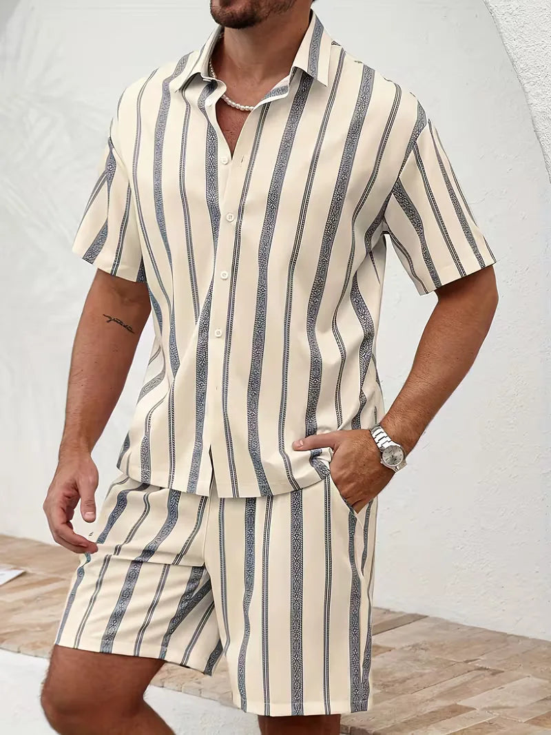 Short-Sleeved Shirt with Shorts