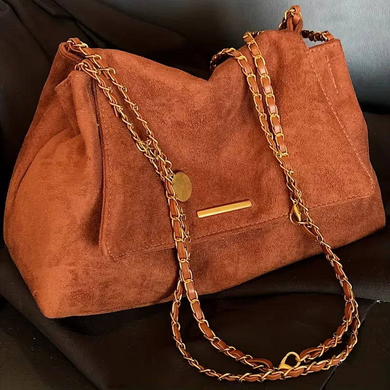 Shoulder Bag with Chain Strap