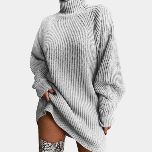 Suéter de punto oversize con ajuste cómodo y estilo elegante