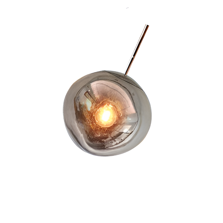 Elegante lampada a sospensione Luna in resina - design moderno