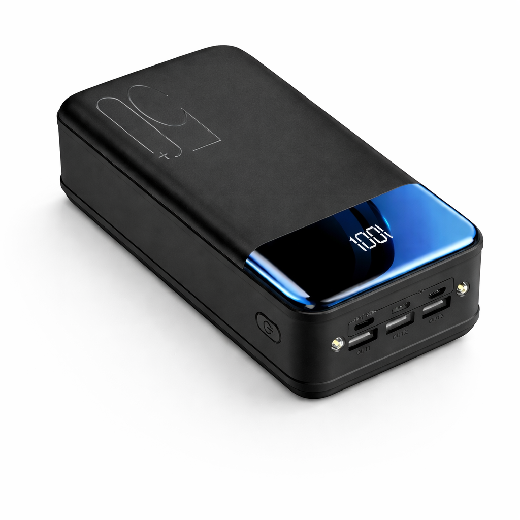 50,000 mAh Power Bank | Fast Charging, High Capacity | Devices
