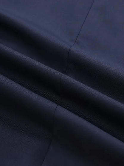 Slim Fit Blazer with Mandarin Collar