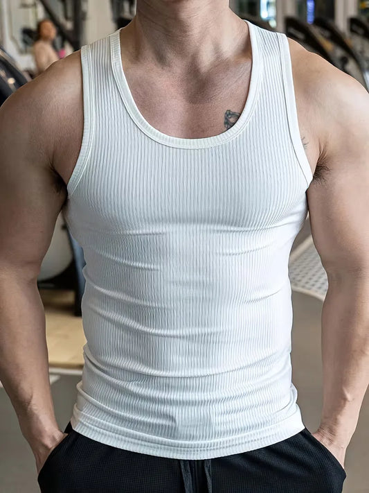 Slim Fit Ribbed Tank Top